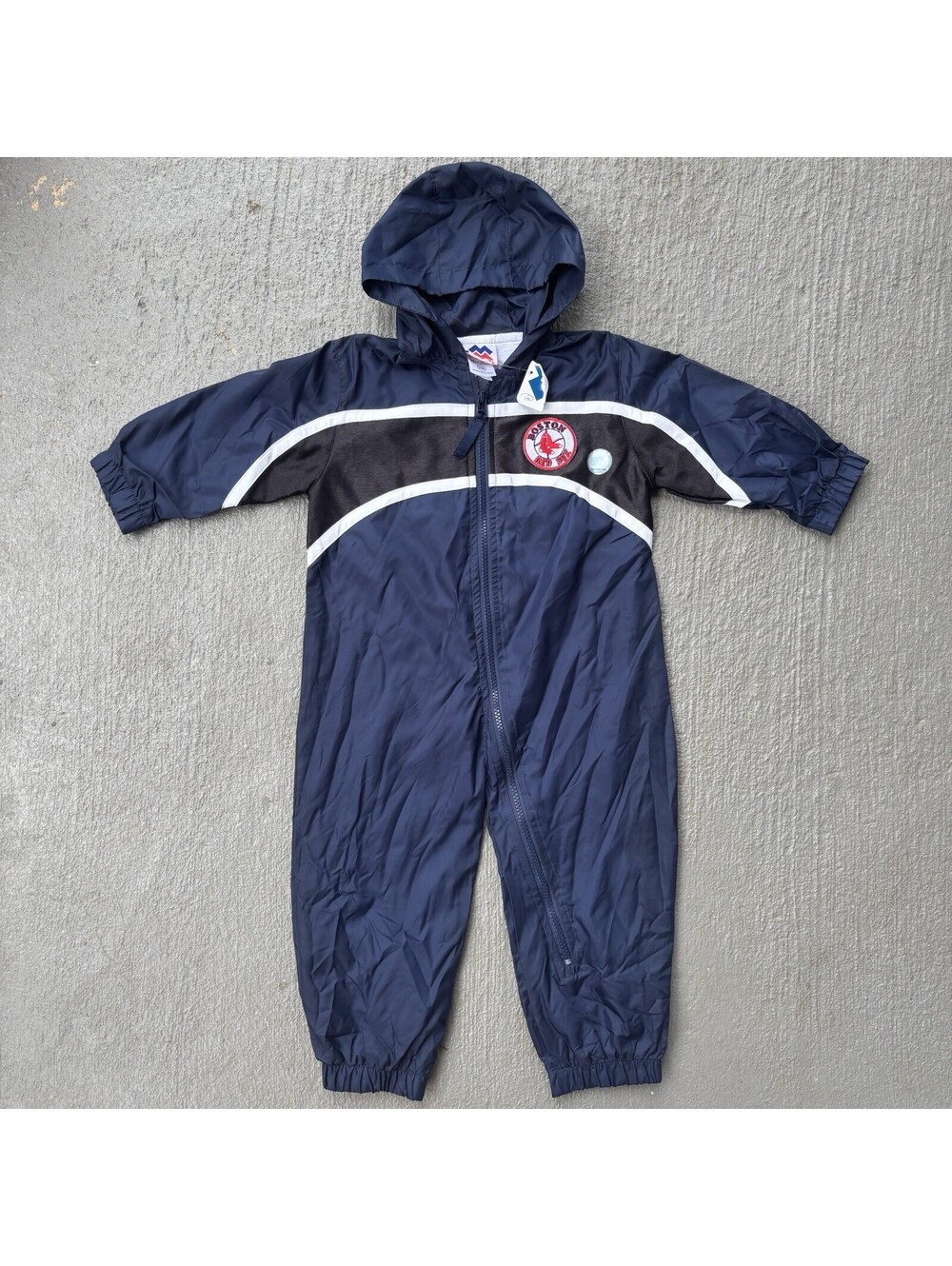 New Boston Red Sox Track Suit One Piece Romper NWT Majestic 24 Months MLB